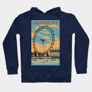 A Vintage Travel Art of London - England Hoodie